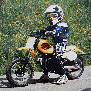 01   Die gelbe Suzuki   erstes Motorrad